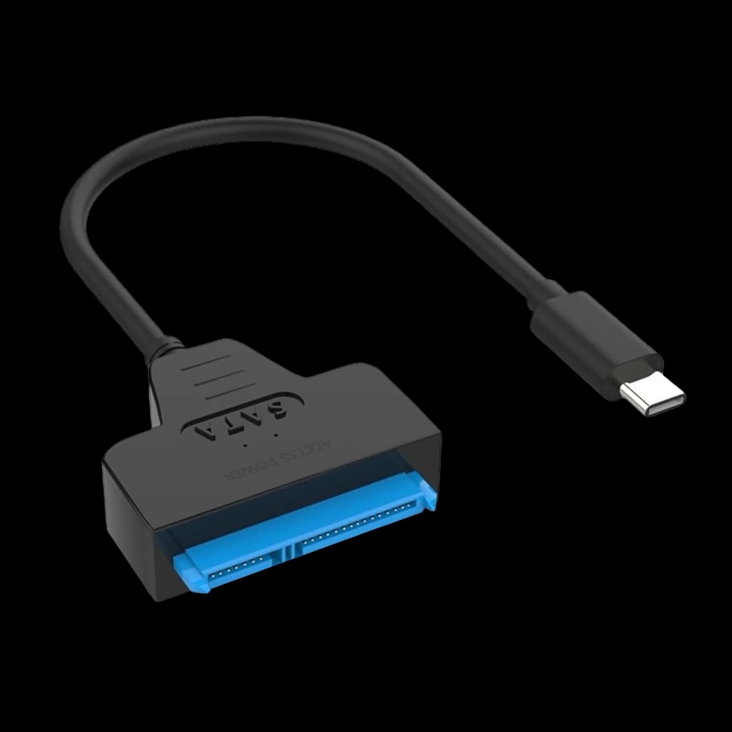 USB to SATA adapter for 2.5-inch SSDs and HDDs – USB-C or USB-A